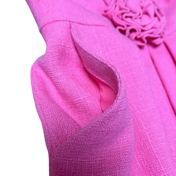 Lilly Pulitzer The Parker Pink V-Neck Dress - Picture 12 of 14